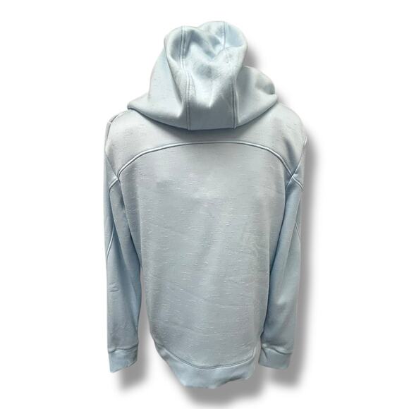 Under Armour Womens Fleece Logo Coldgear Hoodie, Blue, size L - Picture 4 of 9